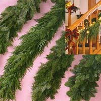 Fresh Garland - 25' Noble & Cedar