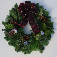 Birds & Blueberries Deluxe Wreaths