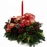 Fresh Christmas Centerpieces Woodland Christmas Centerpiece