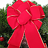 Christmas Wreaths Outdoor Bright Red Velvet R1-Trad