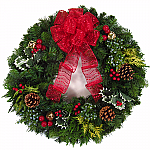 Christmas Wreaths Jingle Bells & Holly Wreath