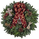 Christmas Wreaths Herald Angels