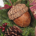 Autumn Forest Bounty Holiday Wreath Brown