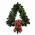 Christmas Tree Wreaths Traditional Plaid Ribbon