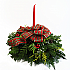 Christmas Centerpieces - Traditional Plaid Holiday Centerpiece