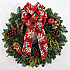 Christmas Wreaths Velvet Poinsettia Wreath