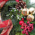 Berries & Bells Christmas Wreaths Close-up