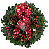 Christmas Wreaths Burgundy Finesse Wreath