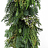 25' Fresh Lighted Garland - Deluxe Greens Mix