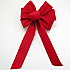 R1-Trad Bright Red Velvet Traditional Bow