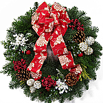 Christmas Wreaths Winter Snow Rose Wreath