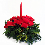 Fresh Christmas Centerpieces Red Velvet Centerpiece