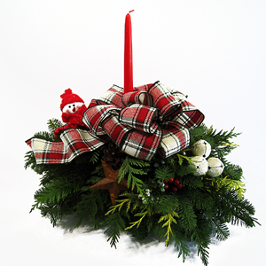 Centerpieces - Country Christmas