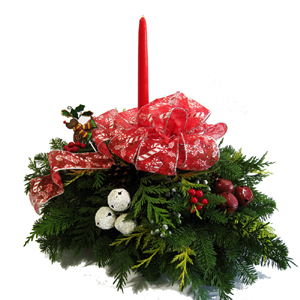 Candied Gingerbread Christmas Centerpiece