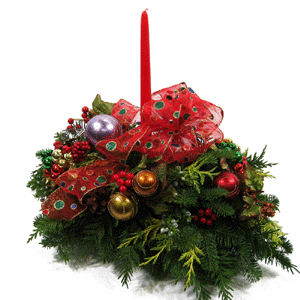 Christmas Ornament Centerpiece