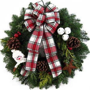 Fresh Country Christmas Wreaths