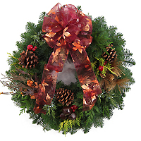 Gilded Forest Christmas Wreaths