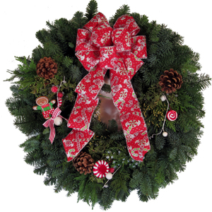 Ginger & Peppermint Wreath