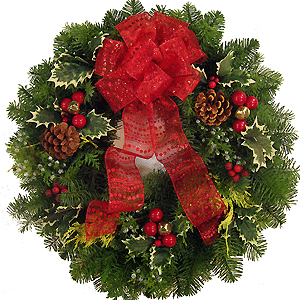 Jingle Bells & Holly Wreath