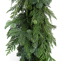 75' Noble & Cedar Fresh Christmas Garland