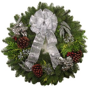 Silver Sparkle Wreaths