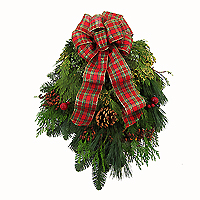 20" Deluxe Fresh Christmas Swags