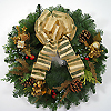 Holiday Wreath - Glory in Gold