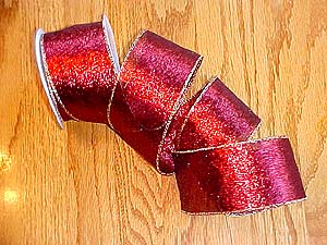 Wire Ribbon - Crushed Metallic